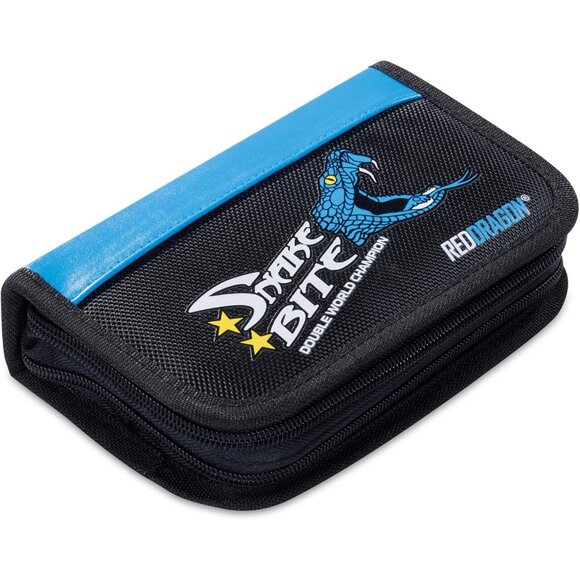 🆕Men Black Leather Firestone Darts Wallet Snakebite, RFID Blocking, Slim Design - Picture 2 of 6